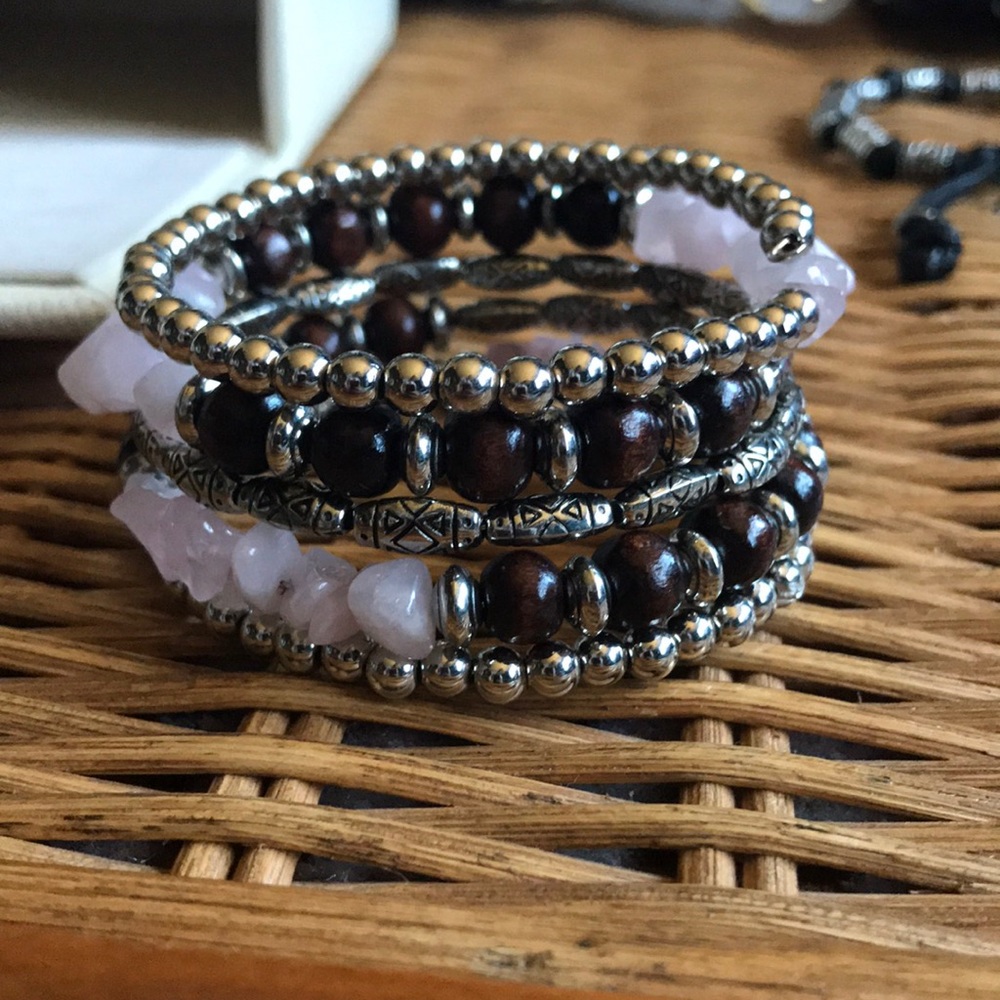 Rose quart braclet